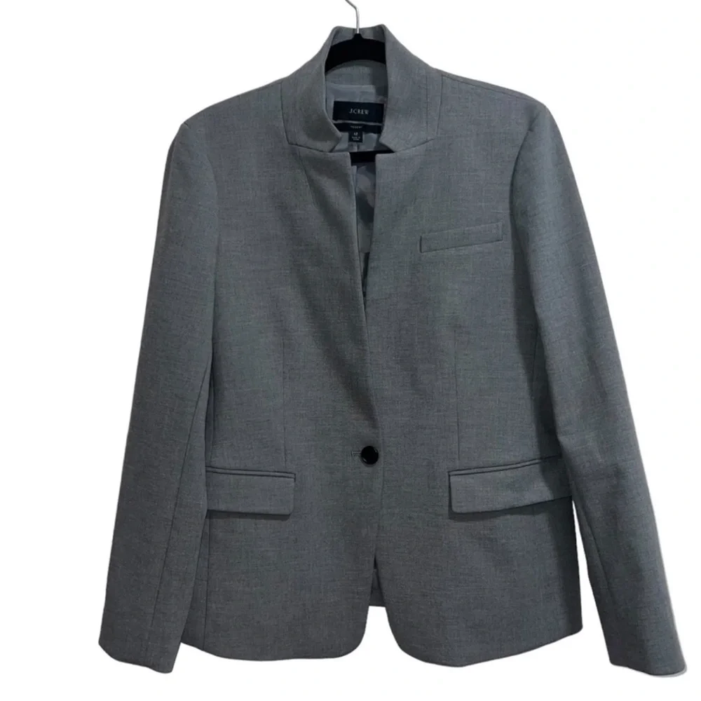 J. Crew Regent Blazer in Four season stretch in grey - Picture 4 of 10